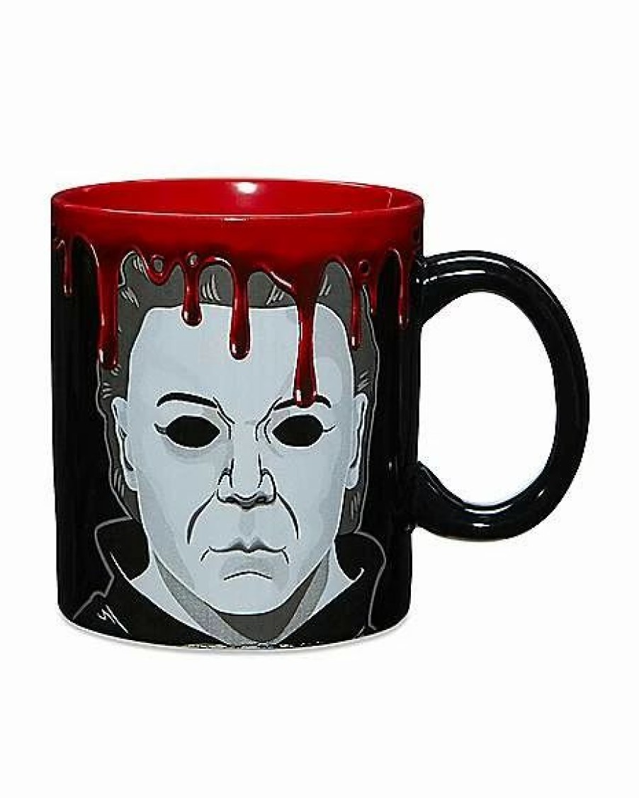 Halloween * Cheap Michael Myers Have A Knife Day Coffee Mug 20 Oz. Black