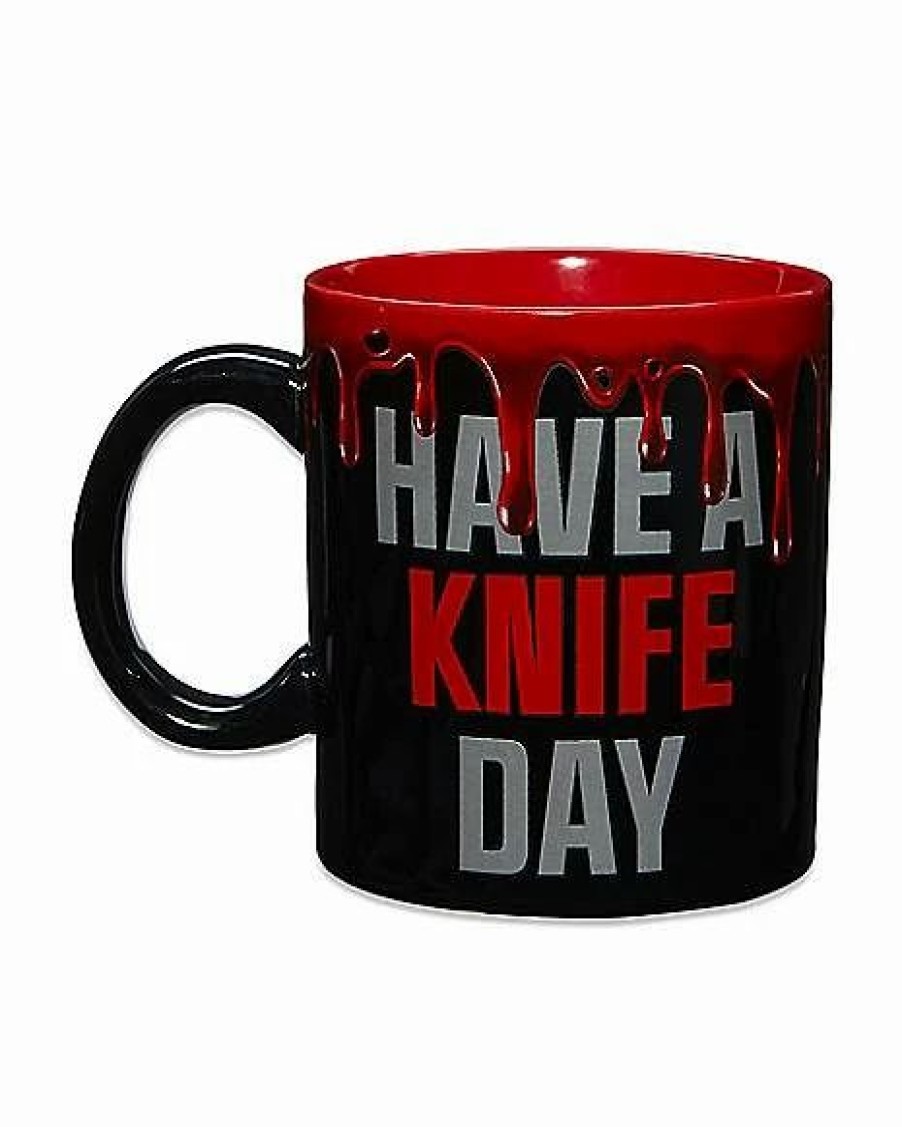 Halloween * Cheap Michael Myers Have A Knife Day Coffee Mug 20 Oz. Black