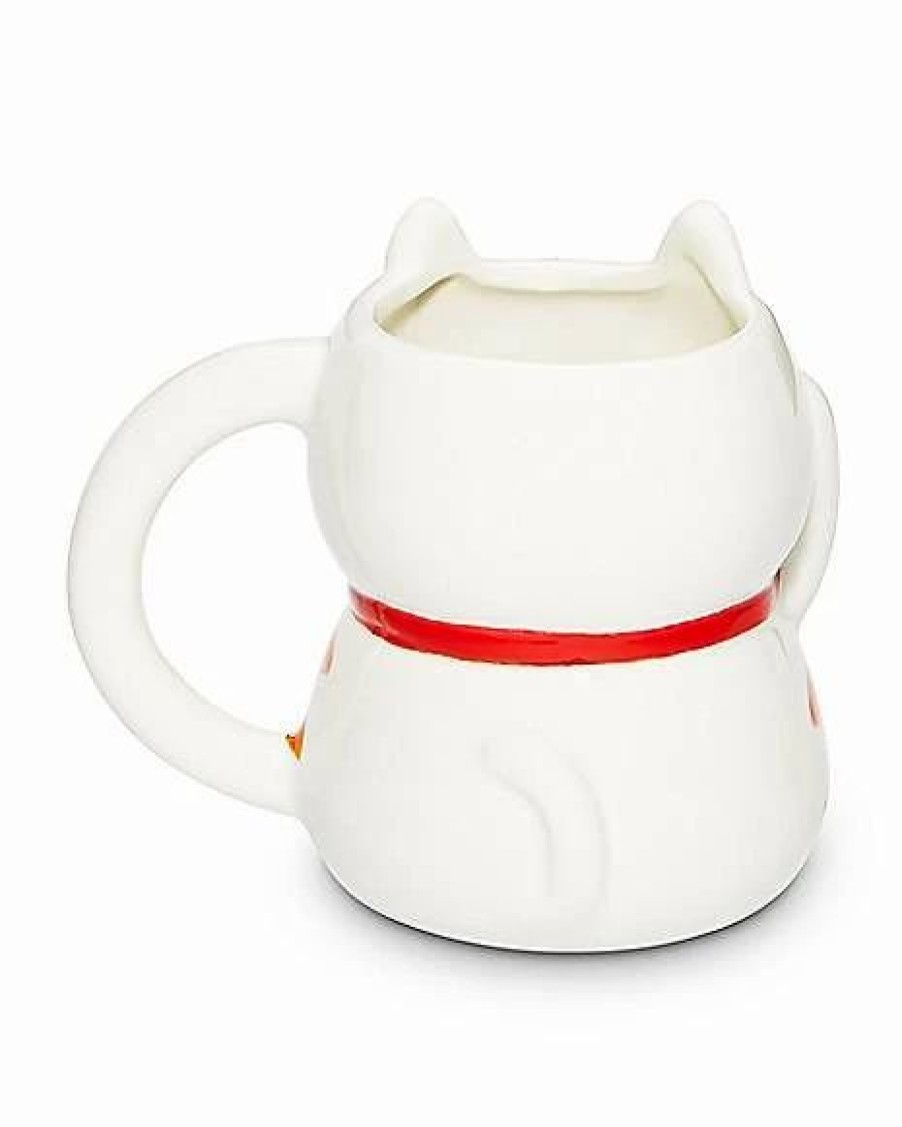 Coffee Mugs * Promo Lucky Cat Coffee Mug 20 Oz. White