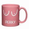 Christmas * Outlet Perky Boobs Coffee Mug 22 Oz. Pink