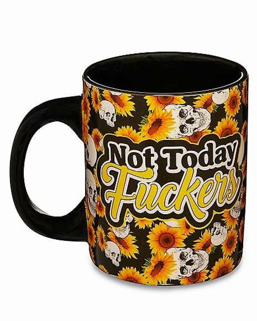 Coffee Mugs * New Not Today Fuckers Coffee Mug 20 Oz. Multi-Color