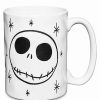 Christmas * Budget Jack Skellington Face Coffee Mug 15 Oz. The Nightmare Before Christmas White