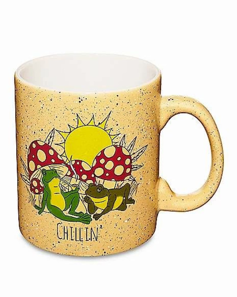 Coffee Mugs * Cheap Chillin Frogs Coffee Mug 20 Oz. Tan