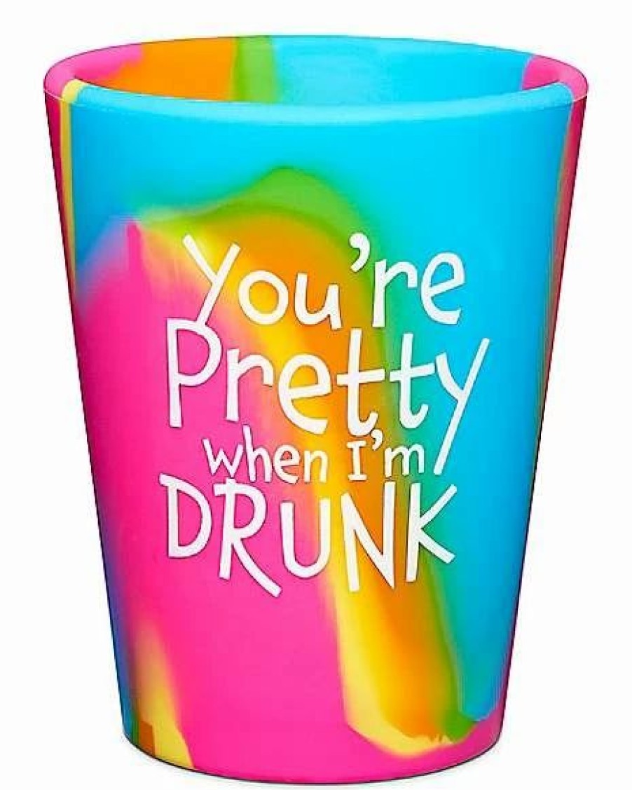 Christmas * Best Pirce You'Re Pretty When I'M Drunk Shot Glass 1.5 Oz. Multi-Color