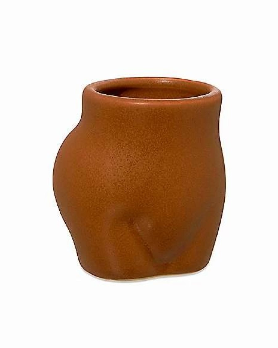 Shooters & Shot Glasses * Best Sale Molded Butt Shot Glass 1.5 Oz. Brown