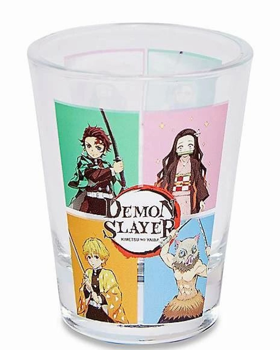 Christmas * Best Pirce Demon Slayer Shot Glass 1.5 Oz. Demon Slayer: Kimetsu No Yaiba Clear