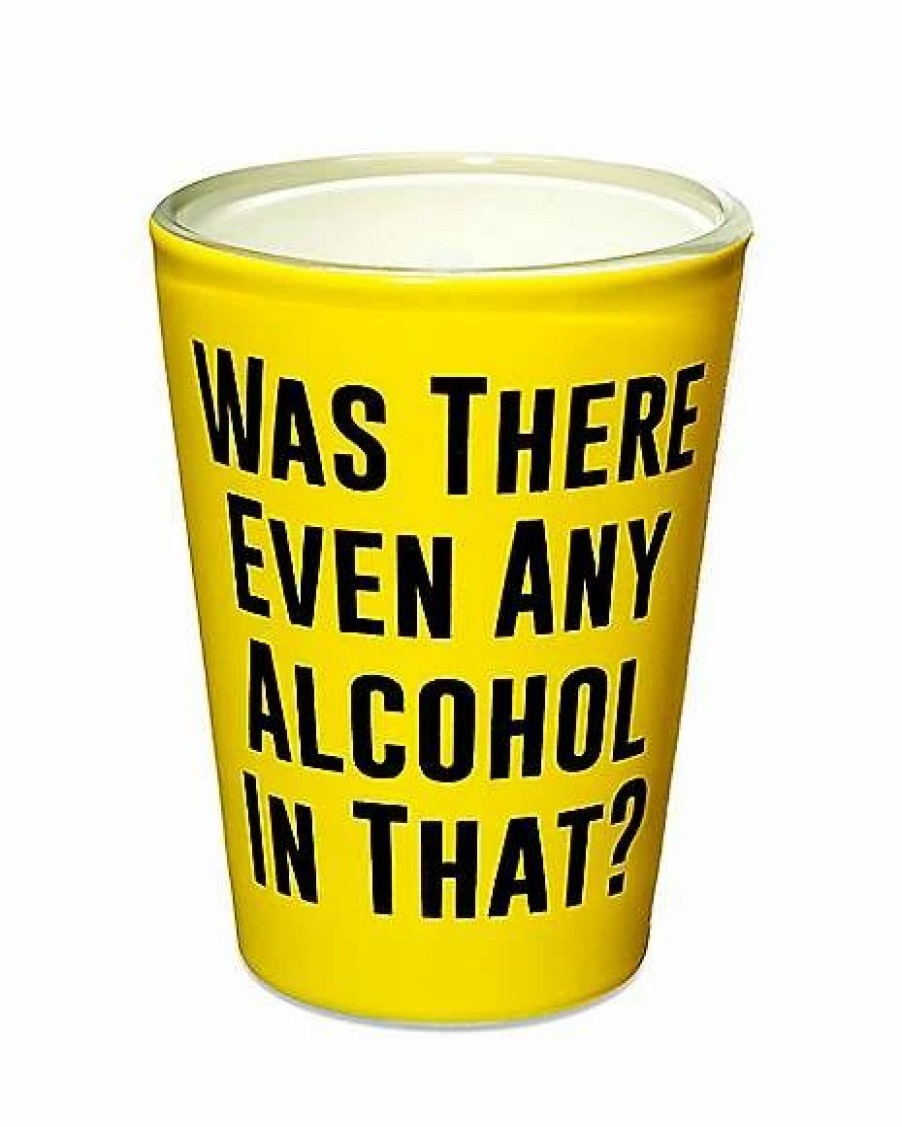 Shooters & Shot Glasses * Coupon Was There Any Alcohol Shot Glass 2 Oz. Yellow