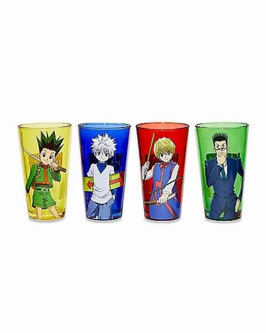 Anime * Best Pirce Characters Hunter X Hunter Pint Glasses 4 Pack 16 Oz. Multi-Color