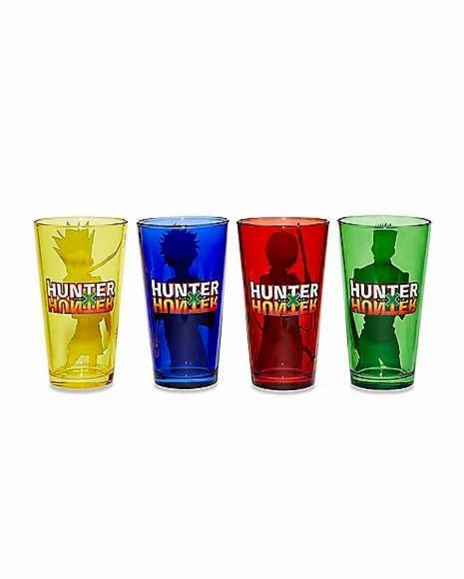 Anime * Best Pirce Characters Hunter X Hunter Pint Glasses 4 Pack 16 Oz. Multi-Color