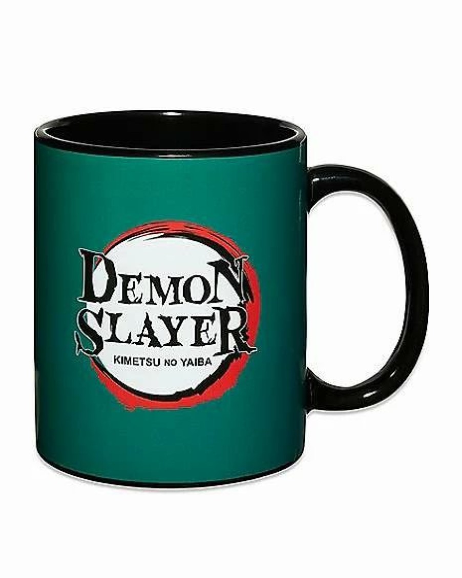 Anime * Best Sale Tanjiro Kamado Coffee Mug 12 Oz. Demon Slayer Green