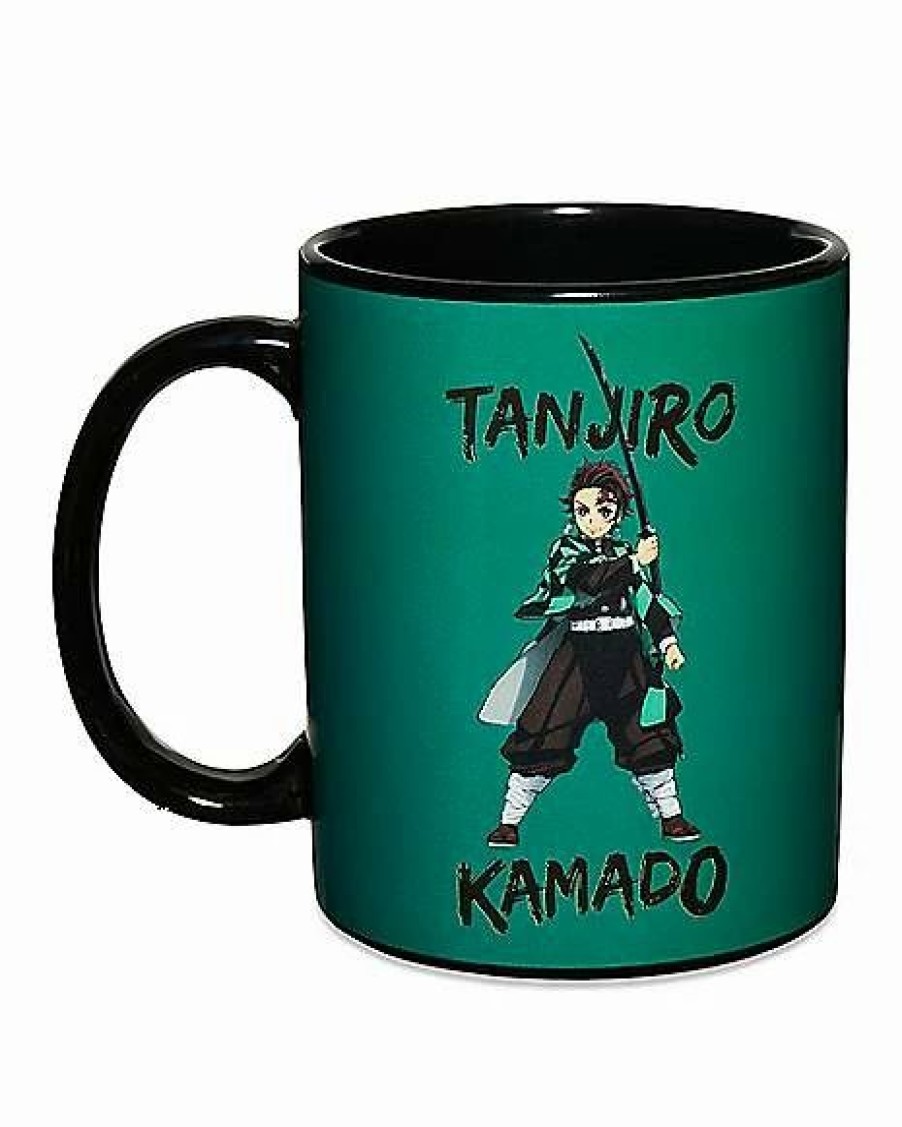 Anime * Best Sale Tanjiro Kamado Coffee Mug 12 Oz. Demon Slayer Green