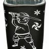 Shooters & Shot Glasses * Brand New Square Ninja Shot Glass 2 Oz. Black