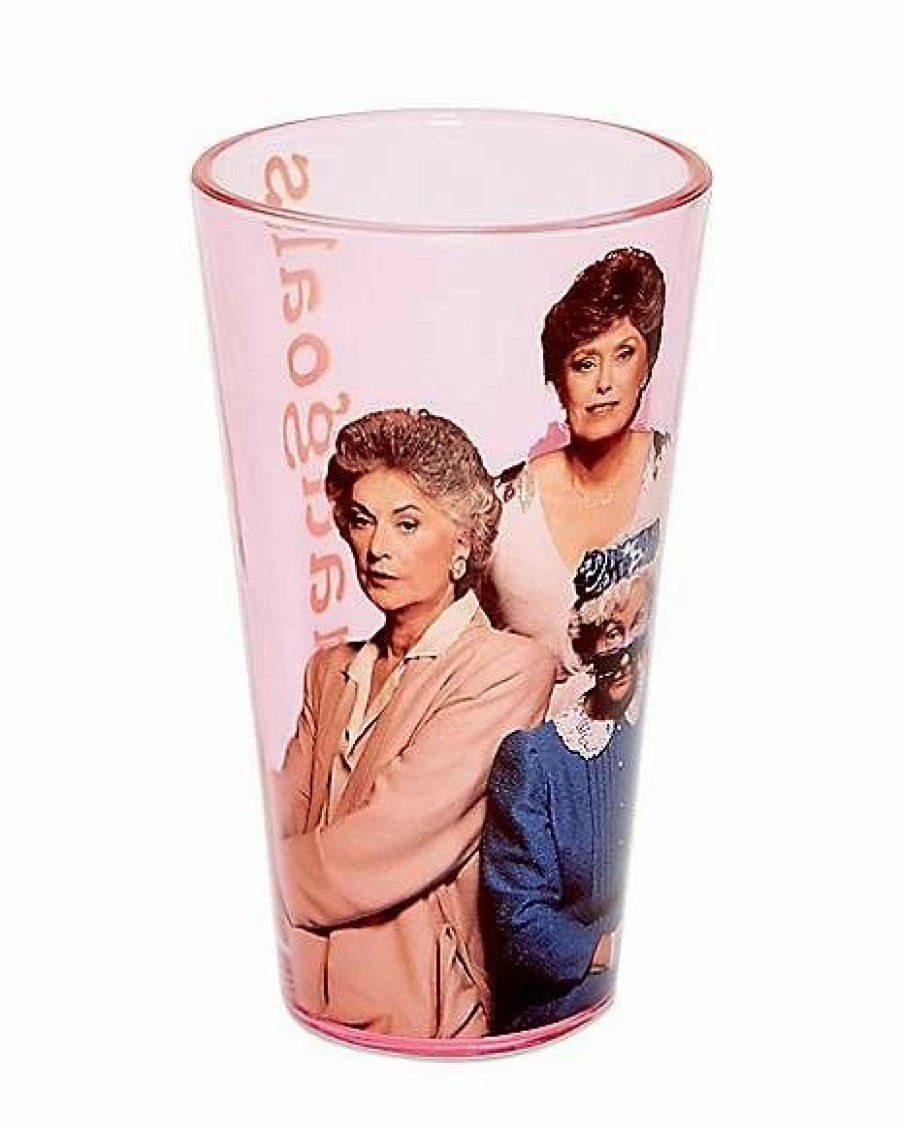 Television * Best Reviews Of Golden Girls Pint Glass 16 Oz. Pink