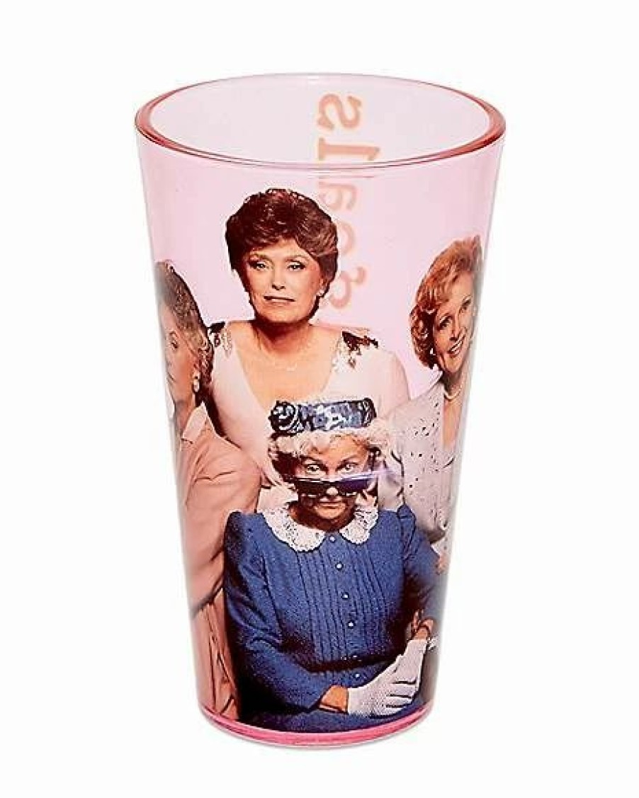 Television * Best Reviews Of Golden Girls Pint Glass 16 Oz. Pink