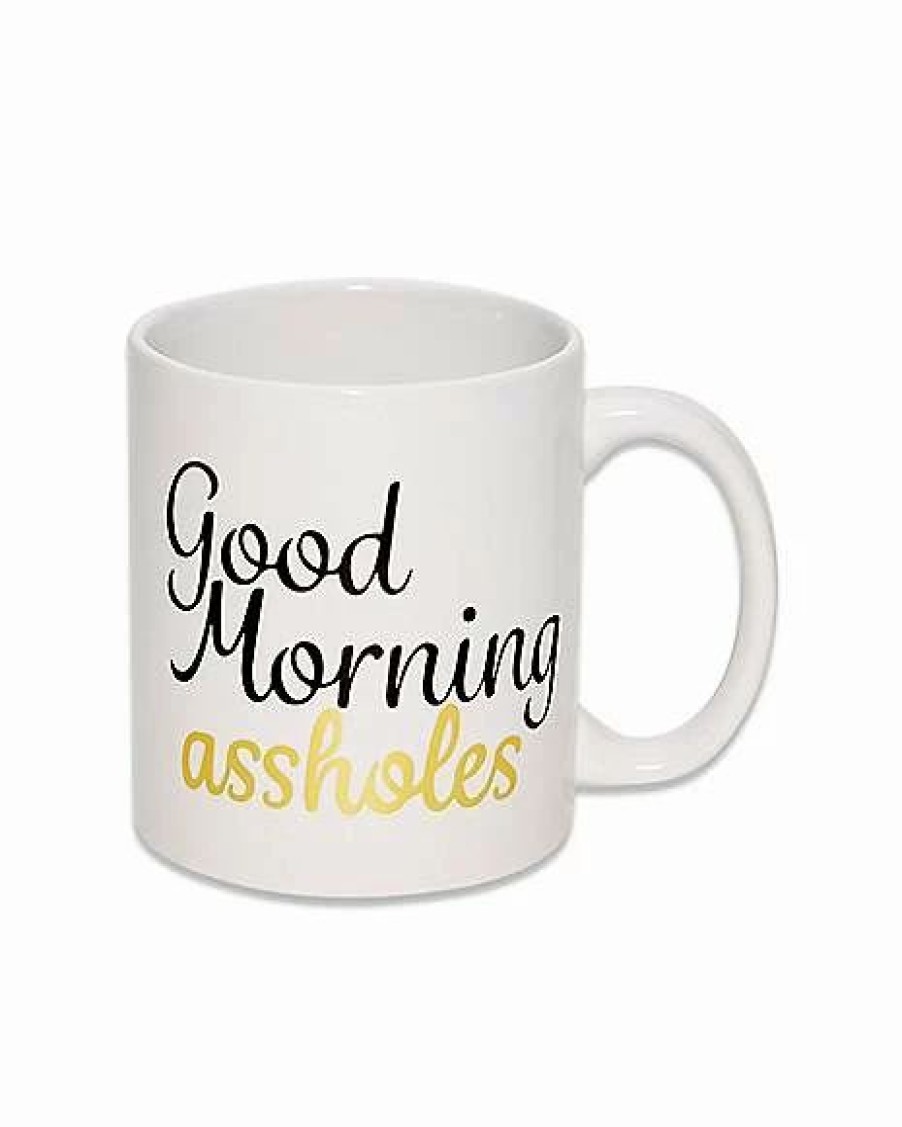 Coffee Mugs * New Good Morning Assholes Coffee Mug 22 Oz.