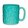 Christmas * New Embossed Mushroom Mug- 18 Oz Teal