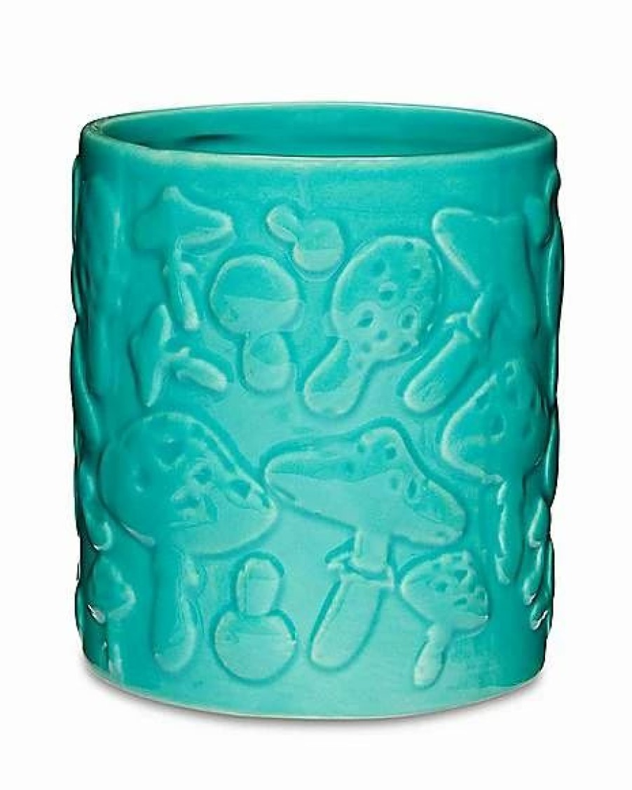 Christmas * New Embossed Mushroom Mug- 18 Oz Teal