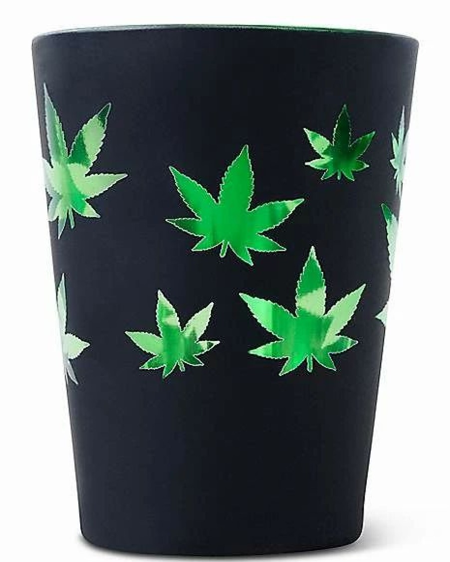 Shooters & Shot Glasses * Best Pirce And Green Leaf Shot Glass 1.5 Oz. Black