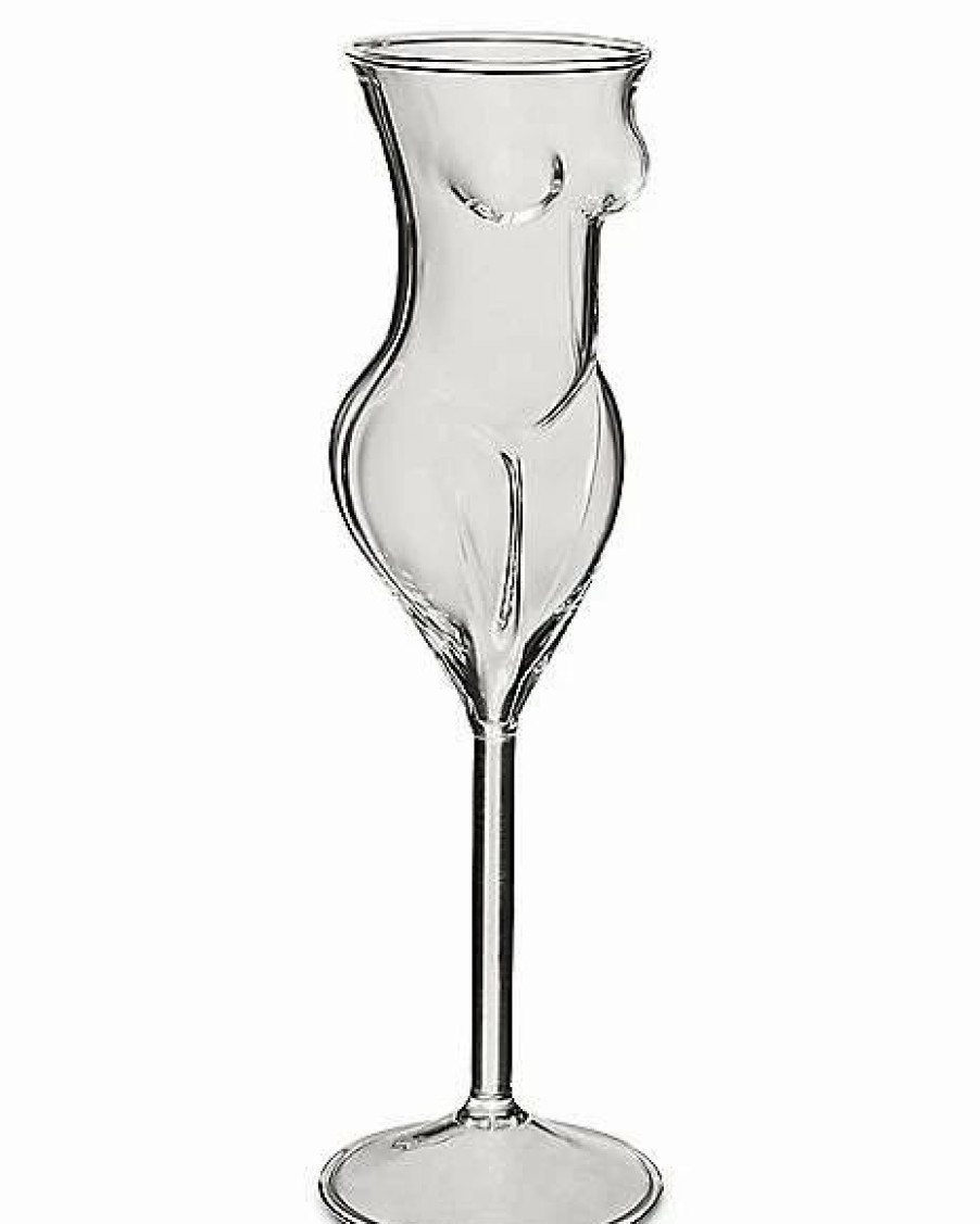 Christmas * Best Reviews Of Body Silhouette Champagne Glass 6 Oz. Clear