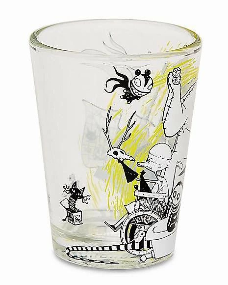 Halloween * Promo Oogie Boogie Mini Glass 1.5 Oz. The Nightmare Before Christmas Clear