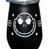 Movies * Deals Jack Skellington Travel Wine Glass 16 Oz. The Nightmare Before Christmas Black