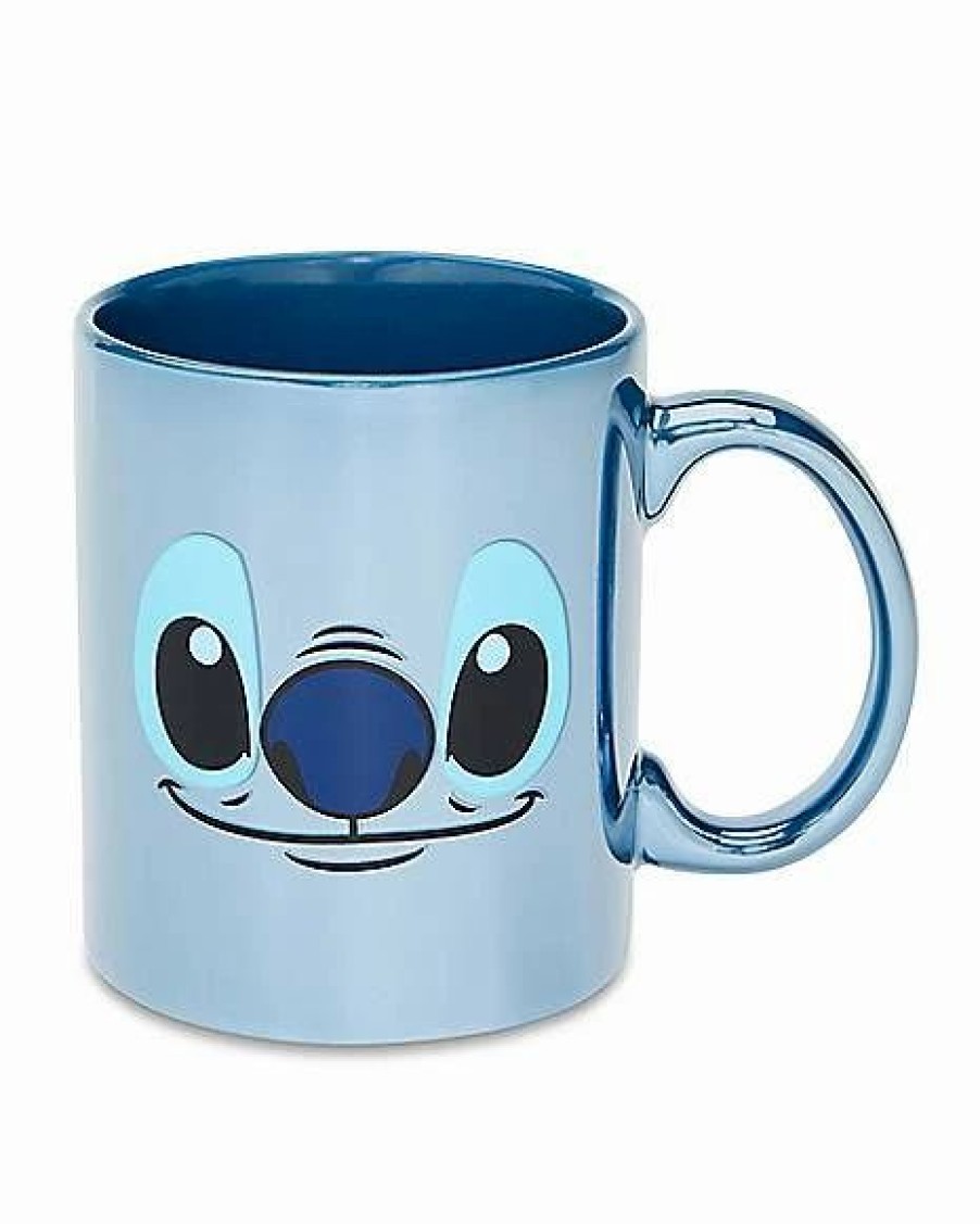 Movies * Cheap Stitch Face Coffee Mug 20 Oz. Lilo & Stitch Blue