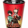 Anime * Coupon My Hero Academia Shot Glass 2 Oz. Multi-Color