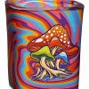 Shooters & Shot Glasses * Best Pirce Mushroom Swirl Square Shot Glass 1.5 Oz.