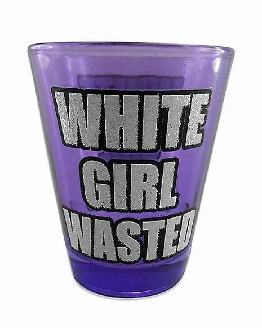 Shooters & Shot Glasses * Best Deal White Girl Wasted Shot Glass 3 Oz