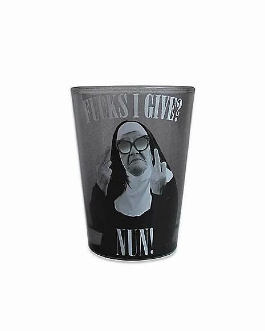 Shooters & Shot Glasses * Discount Fucks I Give Nun Shot Glass 1.5 Oz.