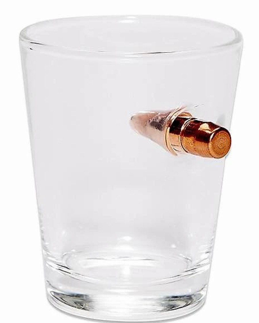 Shooters & Shot Glasses * Brand New Bullet Shot Glass 1.5 Oz. Clear