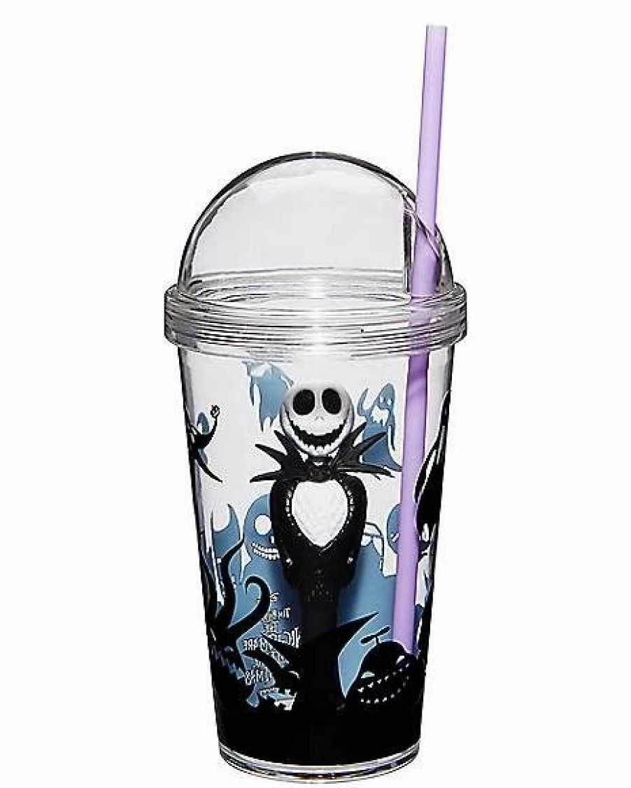 Halloween * Best Reviews Of Jack Skellington Cup With Straw Nightmare Before Christmas