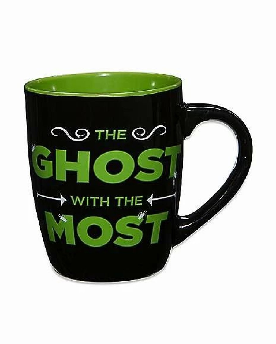 Halloween * Discount Ghost With The Most Beetlejuice Coffee Mug 25 Oz. Black And White