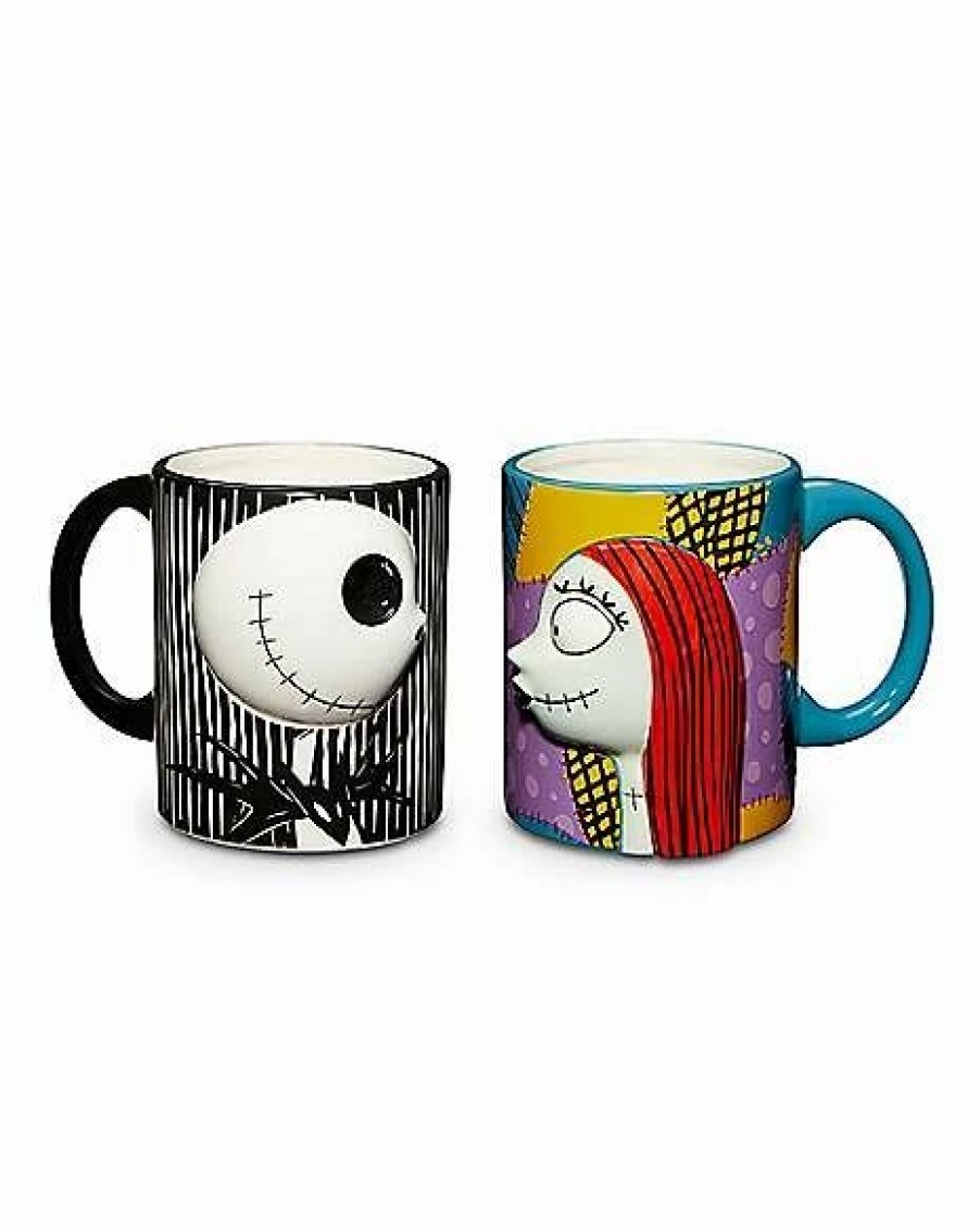 Halloween * Cheap The Nightmare Before Christmas Coffee Mugs 20 Oz. 2 Pack Black