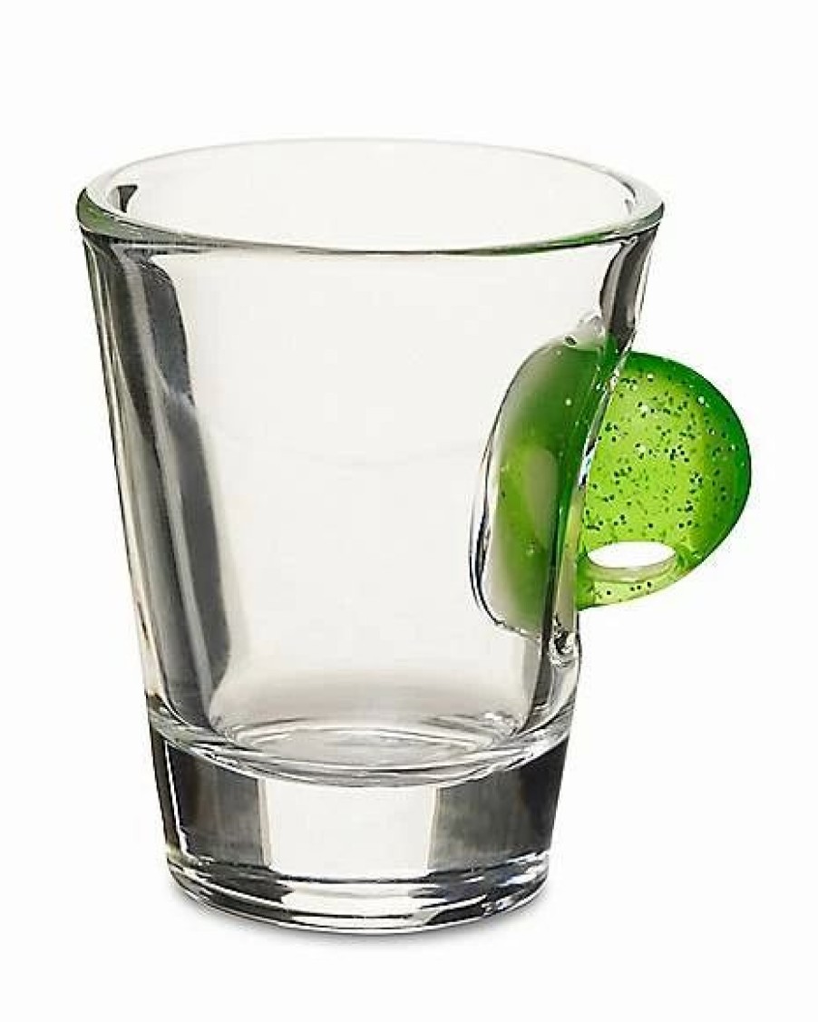 Shooters & Shot Glasses * Top 10 Alien Molded Shot Glass 1.5 Oz. Clear