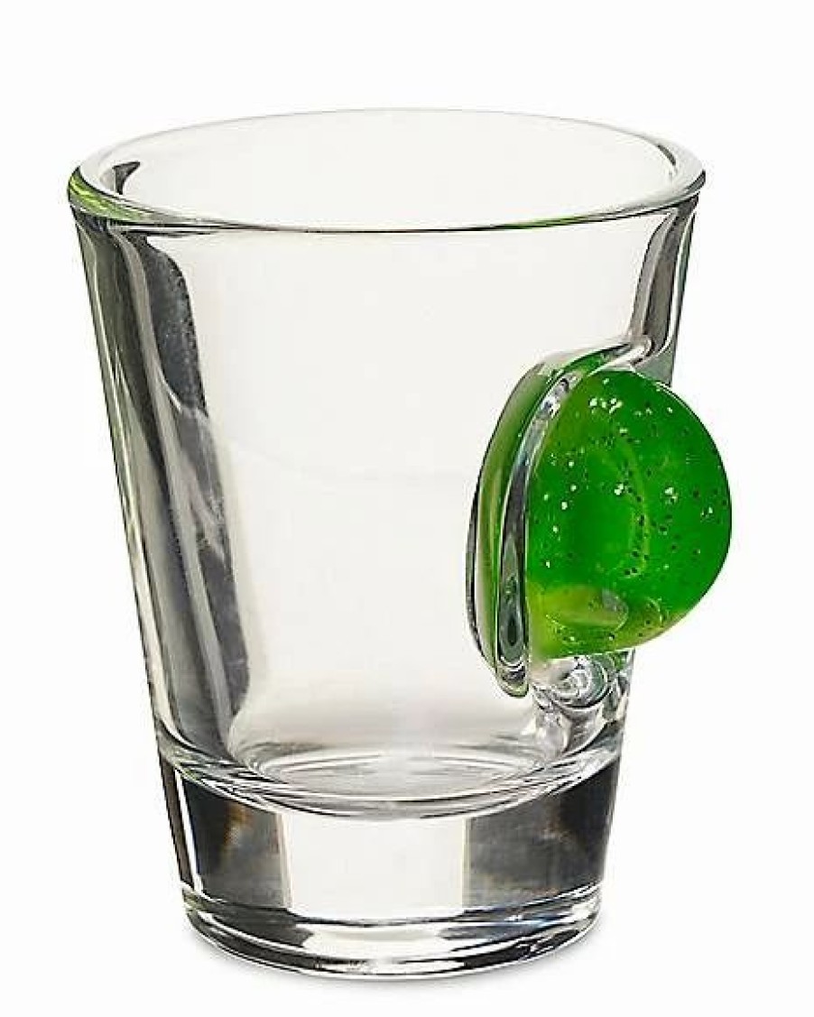 Shooters & Shot Glasses * Top 10 Alien Molded Shot Glass 1.5 Oz. Clear