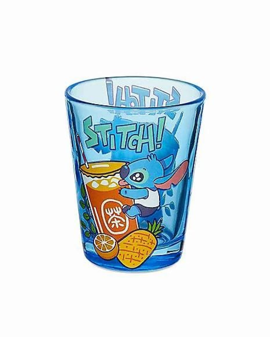 Movies * Cheap Stitch Bubble Tea Mini Glass 1.5 Oz. Lilo & Stitch Blue