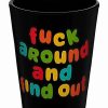 Shooters & Shot Glasses * Cheapest Fuck Around And Find Out Shot Glass 2 Oz. Black