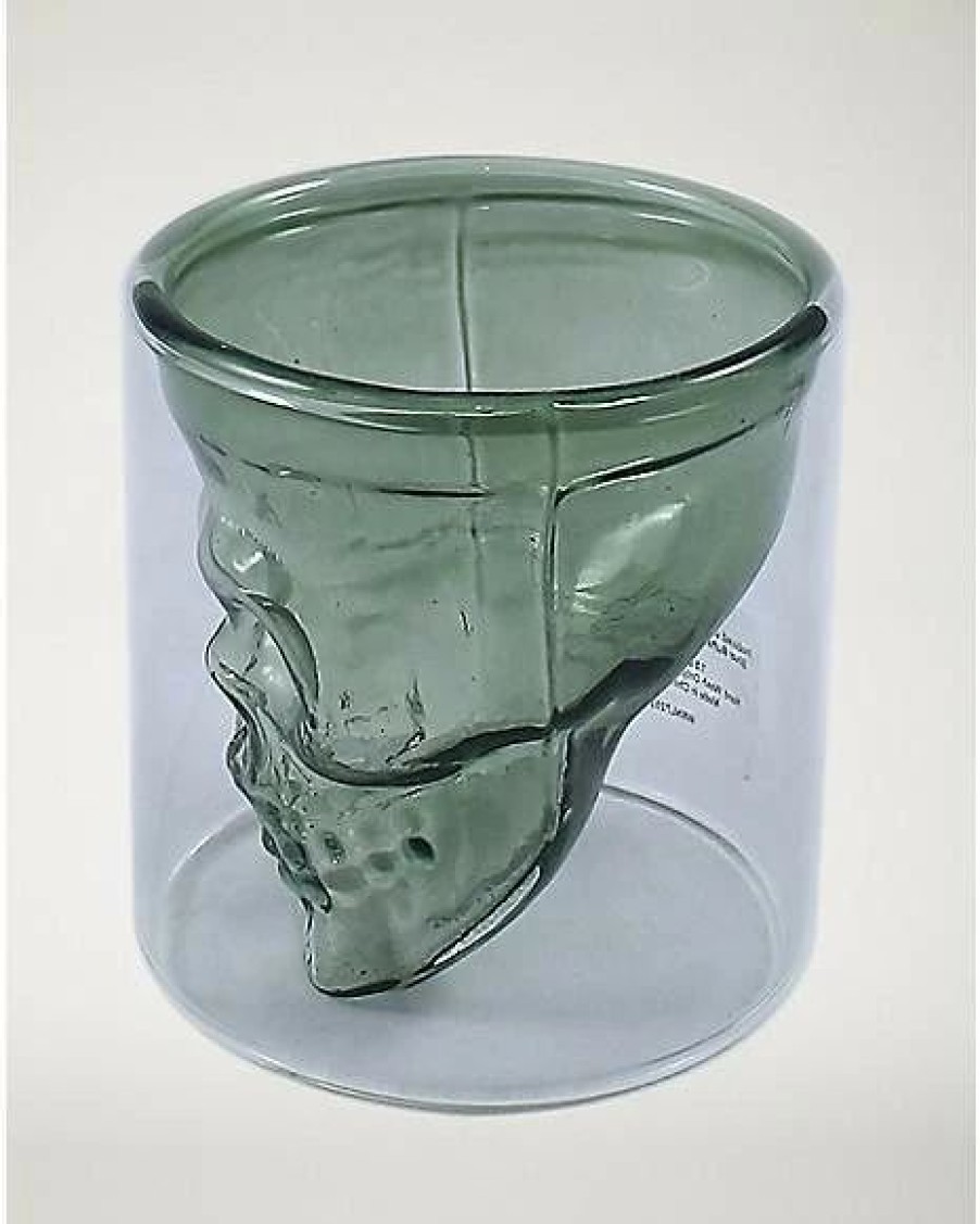 Shooters & Shot Glasses * New Clear Skull Shot Glass