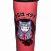 Anime * New Cat Itachi Water Bottle 20 Oz. Naruto Red