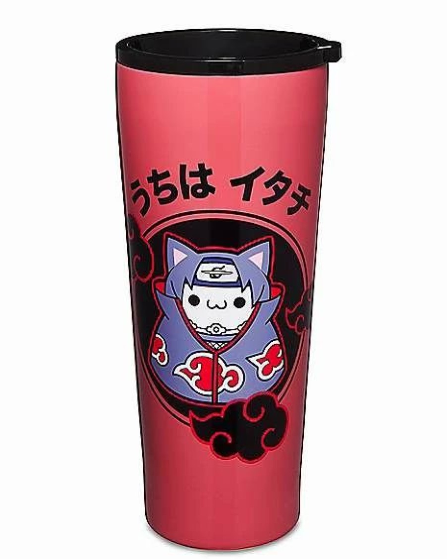 Anime * New Cat Itachi Water Bottle 20 Oz. Naruto Red