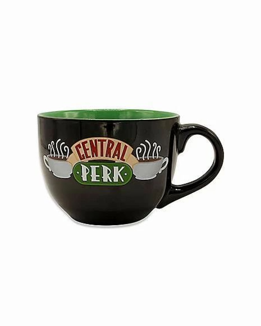 Television * Deals Central Perk Soup Mug 24 Oz. Friends Black