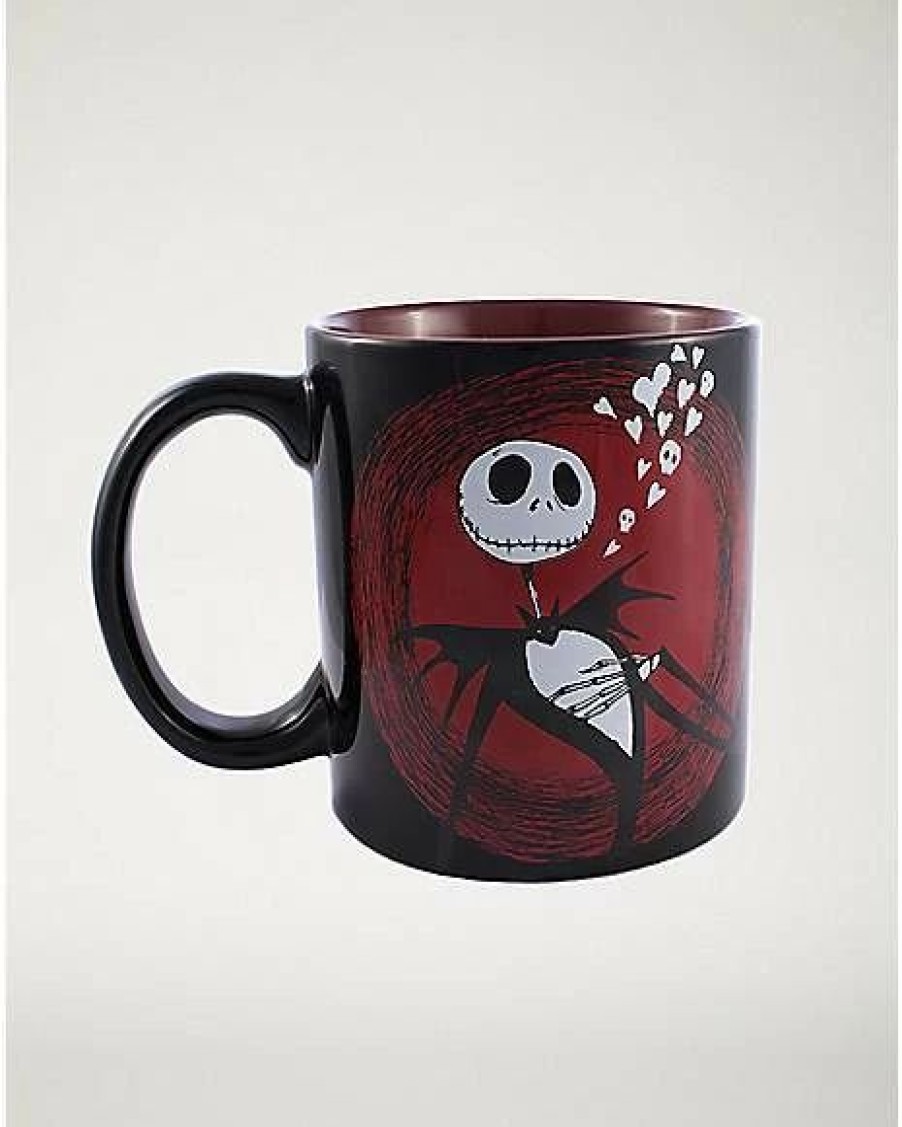 Halloween * Best Deal Hearts Jack Skellington Coffee Mug 20 Oz. The Nightmare Before Christmas Maroon