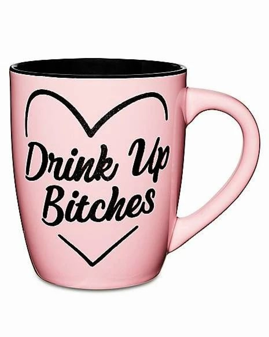 Christmas * Coupon Drink Up Bitches Coffee Mug 25 Oz. Pink