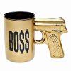 Coffee Mugs * Best Deal Tone Gun Boss Coffee Mug 18 Oz. Gold