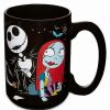 Movies * Wholesale Jack And Sally Color Changing Coffee Mug 20 Oz. The Nightmare Before Christmas Black