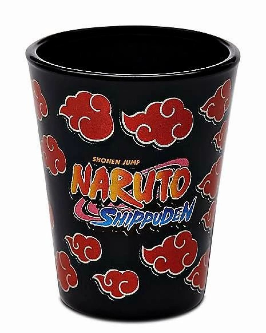 Shooters & Shot Glasses * Cheapest Akatsuki Naruto Shippuden Shot Glass 2 Oz. Black And Red