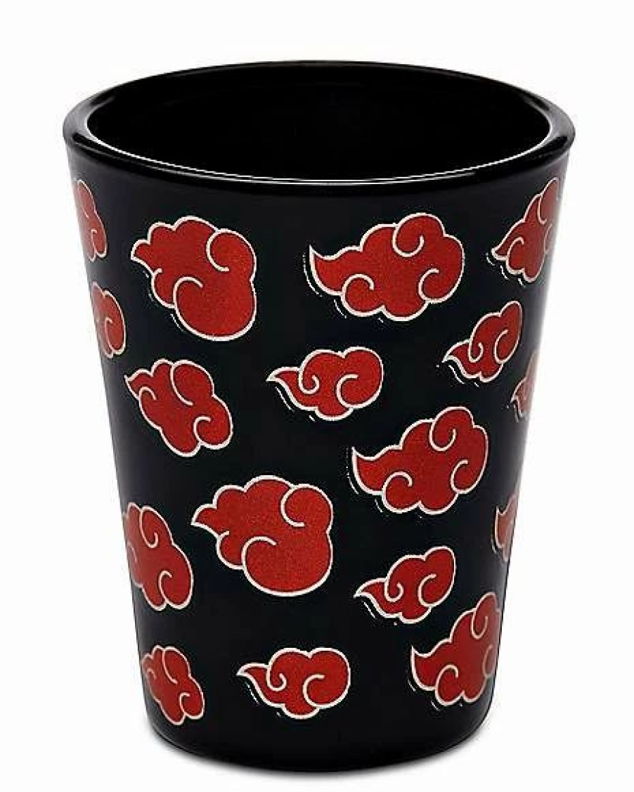 Shooters & Shot Glasses * Cheapest Akatsuki Naruto Shippuden Shot Glass 2 Oz. Black And Red