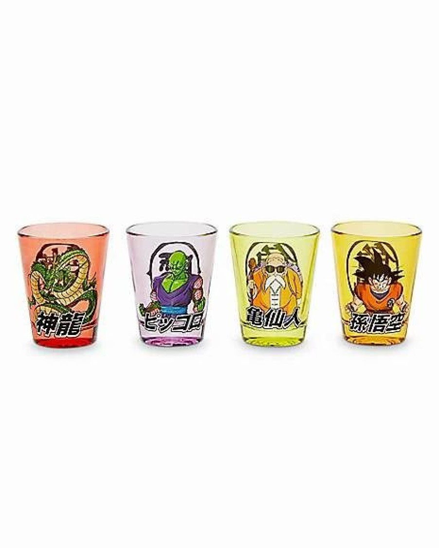 Anime * Best Sale Multi-Pack Dragon Ball Z Characters Shot Glasses 2 Oz. 4 Pack Multi-Color