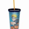 Anime * Top 10 Naruto Shippuden Cup With Straw 20 Oz. Naruto Blue